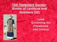 Old-Testament Survey: Books of Leviticus and Numbers (22) PowerPoint PPT Presentation