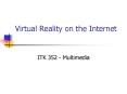 Virtual Reality on the Internet PowerPoint PPT Presentation