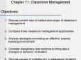 Chapter 11: Classroom Management PowerPoint PPT Presentation