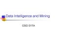 Data Intelligence and Mining PowerPoint PPT Presentation