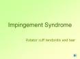 Impingement Syndrome PowerPoint PPT Presentation