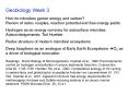 Geobiology Week 3 PowerPoint PPT Presentation