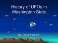 History of UFOs in Washington State PowerPoint PPT Presentation