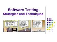 Software Testing Strategies and Techniques