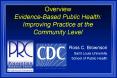Overview EvidenceBased Public Health: Improving Practice at the Community Level PowerPoint PPT Presentation