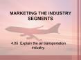 MARKETING THE INDUSTRY SEGMENTS PowerPoint PPT Presentation