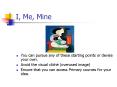 I, Me, Mine PowerPoint PPT Presentation