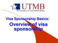 Visa Sponsorship Basics: PowerPoint PPT Presentation
