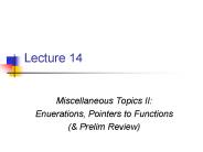 Miscellaneous Topics II: