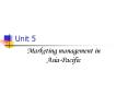 Marketing management in AsiaPacific PowerPoint PPT Presentation