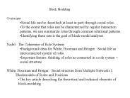 Block Modeling