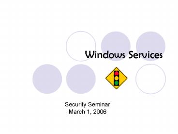 Windows Services