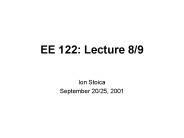 EE 122: Lecture 89