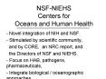 NSFNIEHS Centers for Oceans and Human Health PowerPoint PPT Presentation