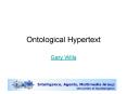 Ontological Hypertext PowerPoint PPT Presentation
