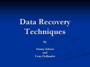 Data Recovery Techniques