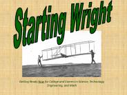 Starting Wright