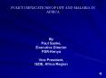POLICY IMPLICATIONS OF DDT AND MALARIA IN AFRICA PowerPoint PPT Presentation