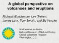 A global perspective on volcanoes and eruptions PowerPoint PPT Presentation