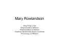 Mary Rowlandson PowerPoint PPT Presentation