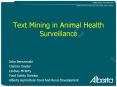 Text Mining in Animal Health Surveillance PowerPoint PPT Presentation