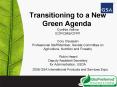 Transitioning to a New Green Agenda Cynthia Vallina EOPOMBOFPP Cory Claussen Professional Staff Memb PowerPoint PPT Presentation