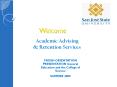 Academic Advising PowerPoint PPT Presentation
