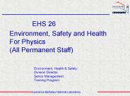 RAW presentation for EH-020 - April2002