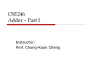 CSE246 Adder 