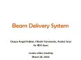 Beam Delivery System PowerPoint PPT Presentation