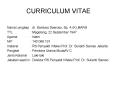 CURRICULUM VITAE PowerPoint PPT Presentation