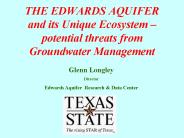 THE EDWARDS AQUIFER and its Unique Ecosystem 