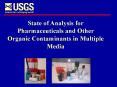 State of Analysis for Pharmaceuticals and Other Organic Contaminants in Multiple Media PowerPoint PPT Presentation
