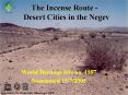 The Incense Route Desert Cities in the Negev PowerPoint PPT Presentation