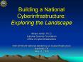 Building a National Cyberinfrastructure: Exploring the Landscape PowerPoint PPT Presentation