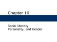 Social Identity, Personality, and Gender PowerPoint PPT Presentation