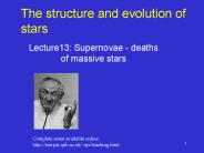 The structure and evolution of stars