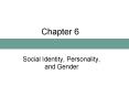 Social Identity, Personality, and Gender PowerPoint PPT Presentation