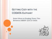 Getting Cozy with the CODATA Elephant