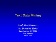 Text%20Data%20Mining PowerPoint PPT Presentation