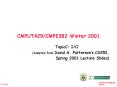 CMPUT429/CMPE382 Winter 2001 PowerPoint PPT Presentation