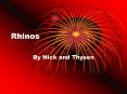 Rhinos PowerPoint PPT Presentation