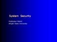 System Security PowerPoint PPT Presentation