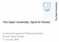 The Open University: Sport PowerPoint PPT Presentation