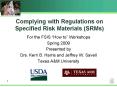 Complying with Regulations on Specified Risk Materials SRMs PowerPoint PPT Presentation
