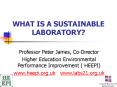 WHAT IS A SUSTAINABLE LABORATORY PowerPoint PPT Presentation