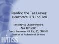 Reading the Tea Leaves: Healthcare ITs Top Ten PowerPoint PPT Presentation
