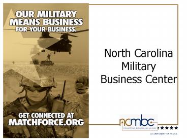 North Carolina Military Business Center