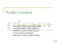 Facility Location