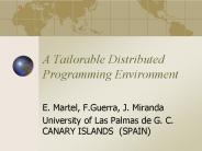 A Tailorable Distributed Programming Environment